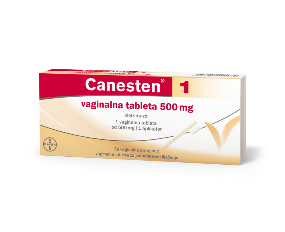 Canesten® 1 vaginalna tableta 500 mg